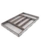 vector descargable para reproducir el diseño de una charola de servicio rectangular.   Utiliza tu máquina de corte CNC
