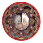 vector descargable para reproducir el diseño de un espejo de mandala.    Utiliza tu máquina de corte CNC