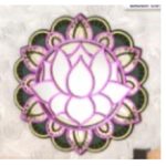 vector descargable para reproducir el diseño de un espejo de mandala.  Utiliza tu máquina de corte CNC