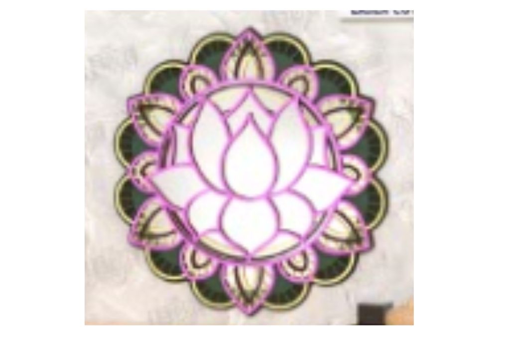 Espejo de mandala 3 — vector para corte CNC