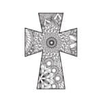 Cruz mandala - Vector SVG DXF para CNC Router y Laser CO2 - Descargable gratis | Stanser