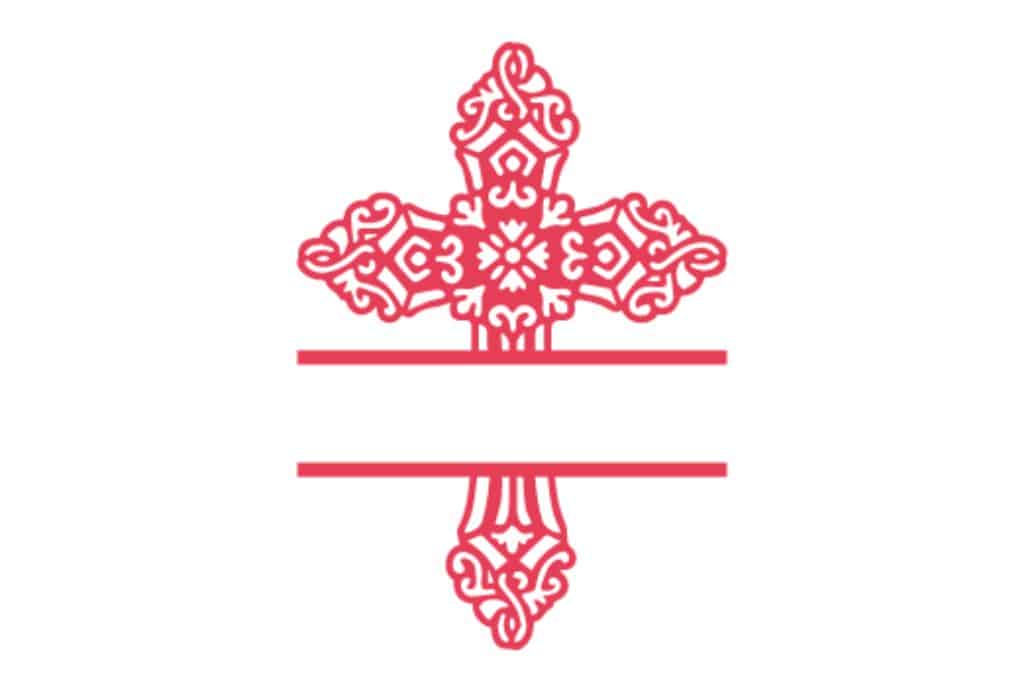 vector descargable para reproducir el diseño de una cruz pascual.    Utiliza tu máquina de corte CNC