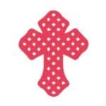 vector descargable para reproducir el diseño de una cruz pascual.  Utiliza tu máquina de corte CNC