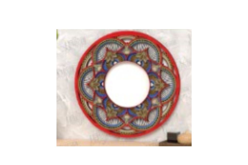 Espejo de mandala 9 — vector para corte CNC