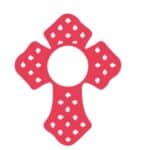 vector descargable para reproducir el diseño de una cruz pascual.  Utiliza tu máquina de corte CNC