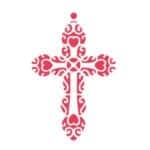 vector descargable para reproducir el diseño de una cruz pascual.   Utiliza tu máquina de corte CNC para la realización de este proyecto.