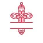 vector descargable para reproducir el diseño de una cruz pascual.   Utiliza tu máquina de corte CNC para la realización de este proyecto.