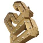 vector descargable para reproducir el diseño de un serie de números 3D.  Utiliza tu máquina de corte CNC
