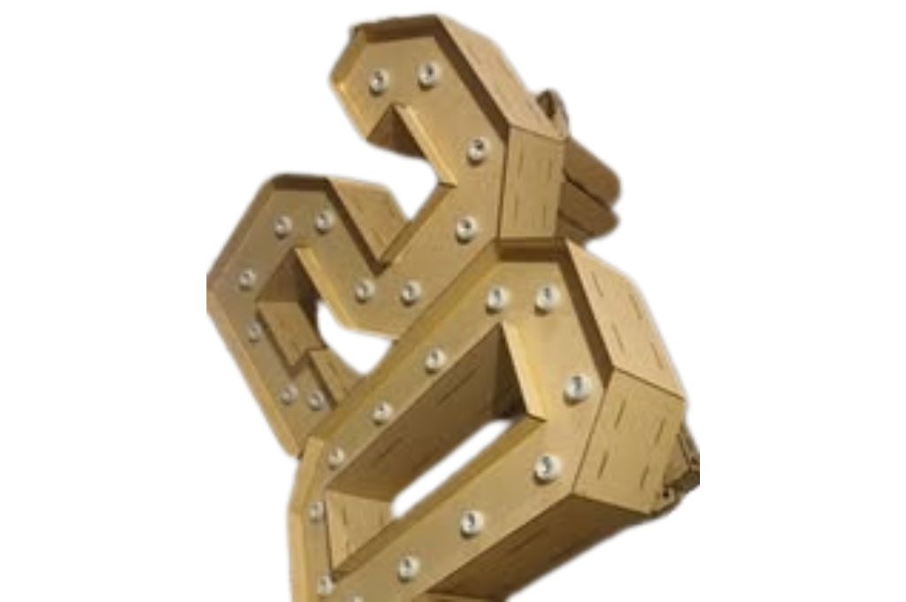 Números 3D — vector para corte CNC