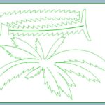 vector descargable para reproducir el diseño de una palmera.   Utiliza tu máquina de corte CNC para la realización de este proyecto.