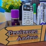 vector descargable para reproducir el diseño de un portalápices.  Utiliza tu máquina de corte CNC para la realización de este proyecto.