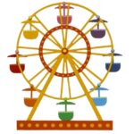 vector descargable para reproducir el diseño de ua rueda de la fortuna.   Utiliza tu máquina de corte CNC para la realización de este proyecto.