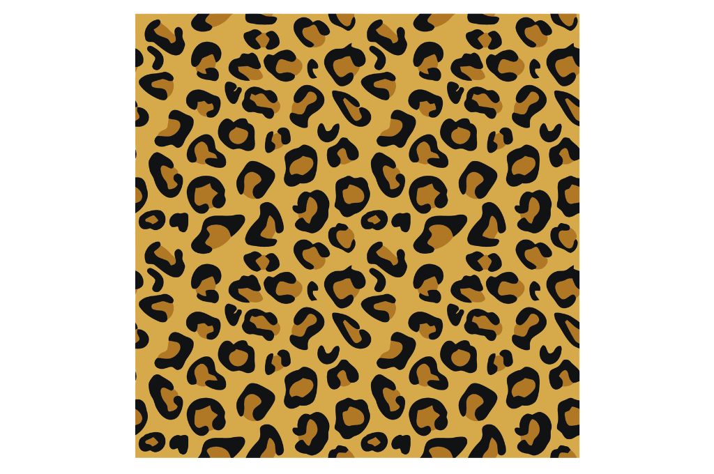 vector descargable para reproducir el diseño de un animal print de Cheetah.  Utiliza tu máquina de corte CNC