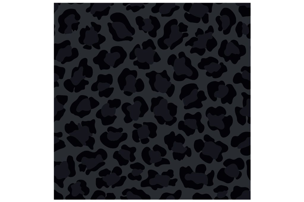 vector descargable para reproducir el diseño de un animal print de pantera negra.   Utiliza tu máquina de corte CNC