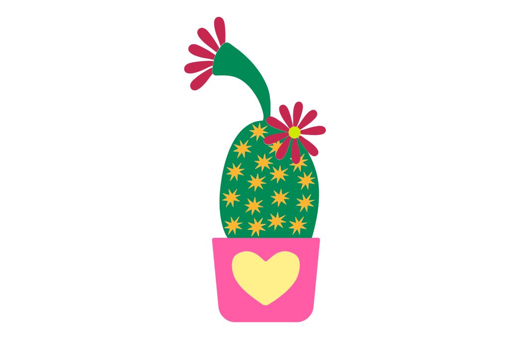 Cactus 6 — vector para corte CNC