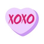 vector descargable para reproducir el diseño de las letras XOXO.  Utiliza tu máquina de corte CNC para la realización de este proyecto.