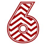 vector descargable para reproducir el diseño de un número 6.  Utiliza tu máquina de corte CNC para la realización de este proyecto.