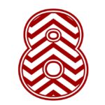 vector descargable para reproducir el diseño de un número 8.  Utiliza tu máquina de corte CNC para la realización de este proyecto.
