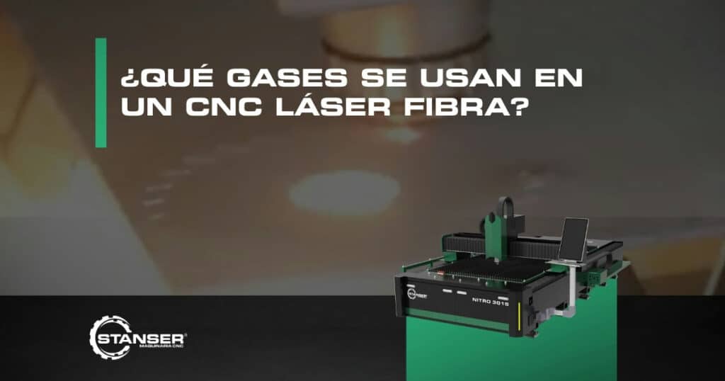 Gases de asistencia en CNC láser fibra: nitrógeno, oxígeno y aire comprimido