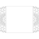 vector descargable para reproducir el diseño de Tarjetas tipo puertas Estrella y Flor  Utiliza tu máquina de corte CNC