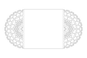 Tarjetas tipo puertas Estrella y Flor