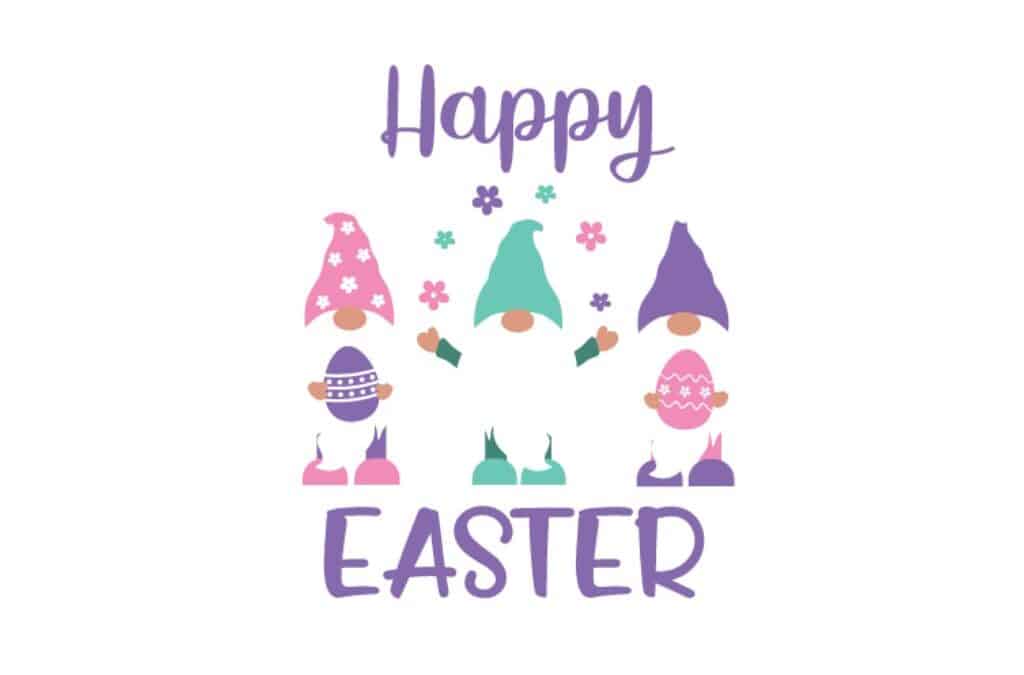 Huevos de pascua gnomos