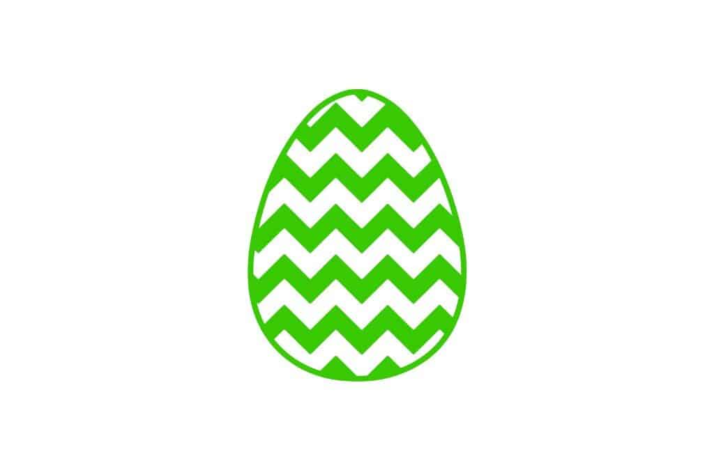 Huevo de pascua verde