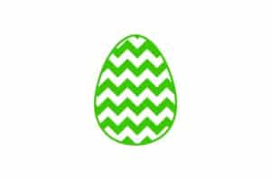 Huevo de pascua verde