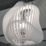vector descargable para reproducir el diseño de una lámpara plástica.   Utiliza tu máquina de corte CNC