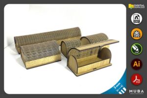 Set cajas ovales
