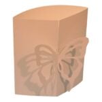 vector descargable para reproducir el diseño de una tarjeta de mariposa.  Utiliza tu máquina de corte CNC