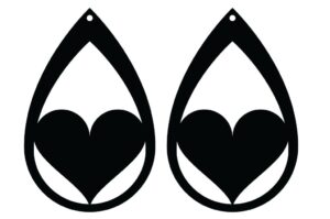Aretes de corazones
