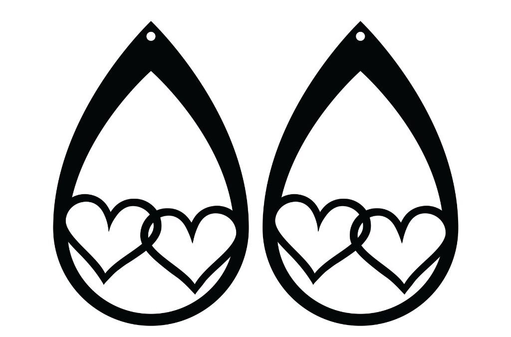 Aretes de corazón