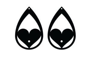 Aretes corazón
