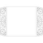 vector descargable para reproducir el diseño de Tarjetas tipo puertas Mandalas  Utiliza tu máquina de corte CNC