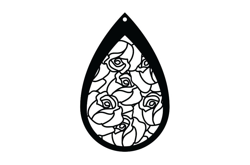 Aretes Vitral flores