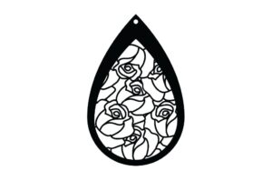 Aretes Vitral flores