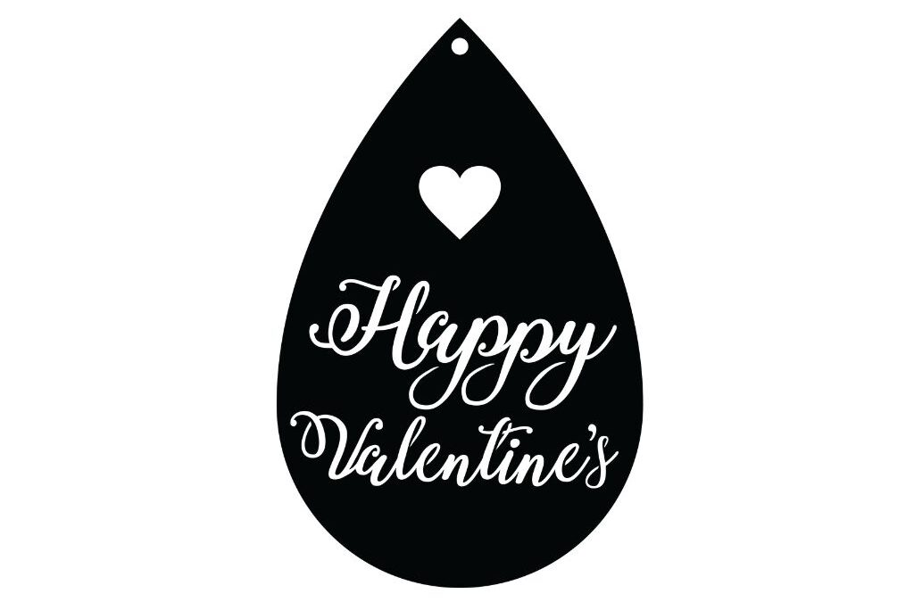 Aretes Happy Valentine