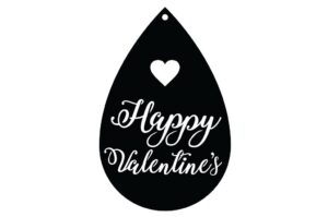 Aretes Happy Valentine