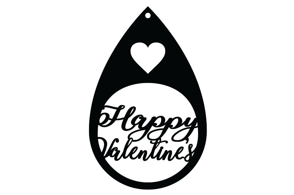 vector descargable para reproducir el diseño de Aretes de HV sin fondo   Utiliza tu máquina de corte CNC