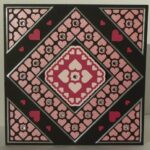 vector descargable para reproducir el diseño de Tarjeta cuadrada de corazones  Utiliza tu máquina de corte CNC