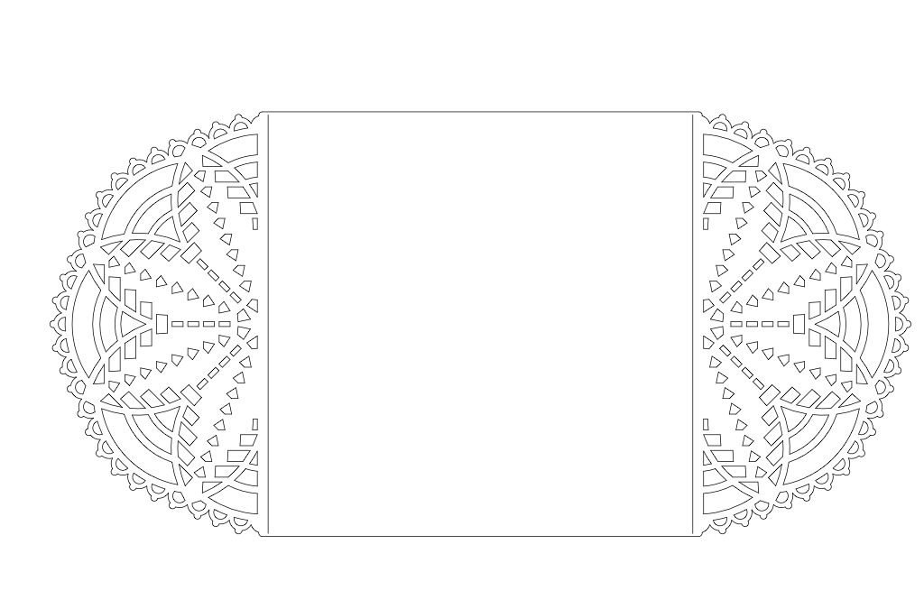 Tarjeta tipo puertas relieve hojas