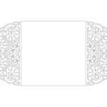 vector descargable para reproducir el diseño de Tarjeta tipo puertas relieve flor y hoja  Utiliza tu máquina de corte CNC