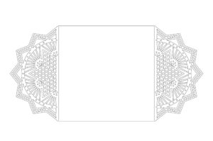 Tarjetas tipo puertas Mandala
