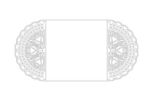 Tarjetas tipo puertas 3 corazones