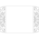 vector descargable para reproducir el diseño de Tarjeta tipo puerta estrella curva  Utiliza tu máquina de corte CNC