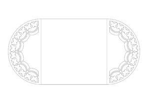 Tarjeta tipo puerta Mariposa