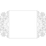 vector descargable para reproducir el diseño de Tarjetas tipo puertas Relieve Flor  Utiliza tu máquina de corte CNC