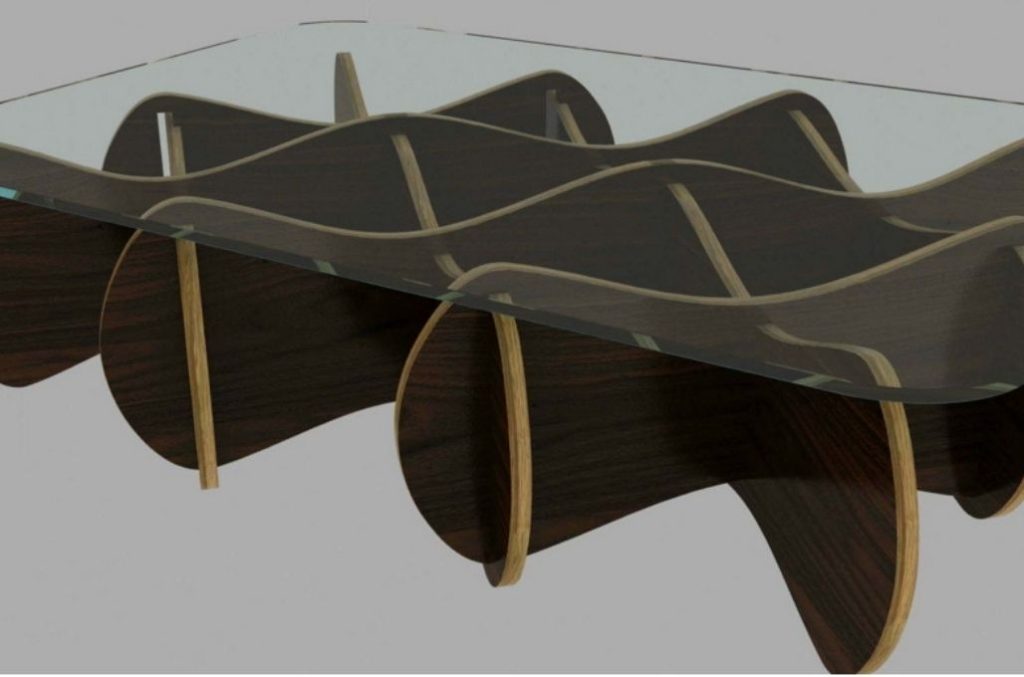 Base para mesa — vector para corte CNC