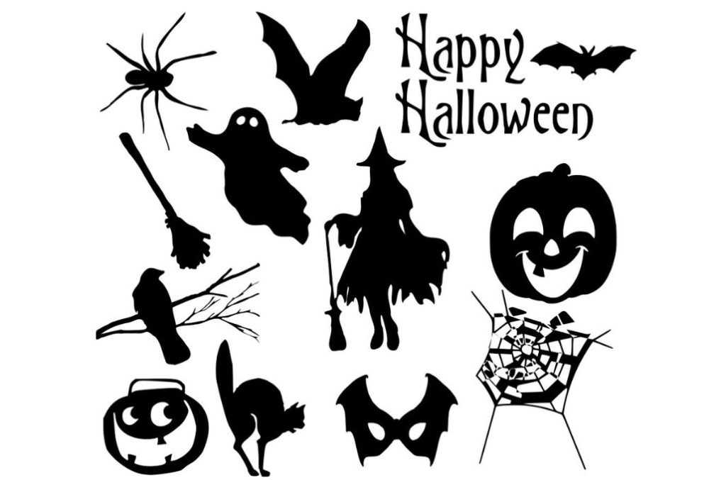 Imagenes de halloween — vector para corte CNC